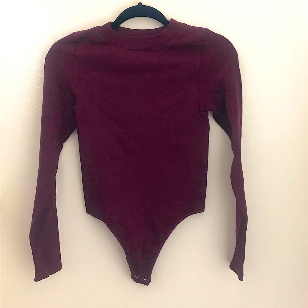 Burgundy Bodysuit